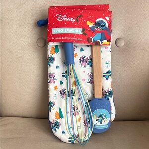 New Disney Stitch 3 Piece Baking Set 🩵💛🩷